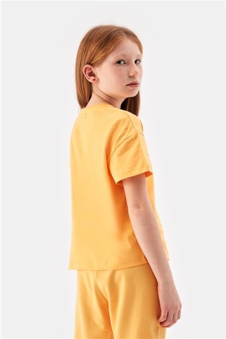 Tyess Kız Çocuk Sarı Tshirt