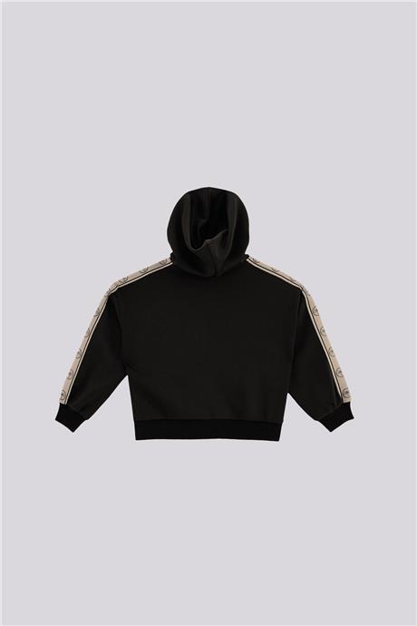 Tyess Kız Çocuk Siyah Eşofman ÜstüTyess Kız Çocuk Siyah Eşofman Üstü