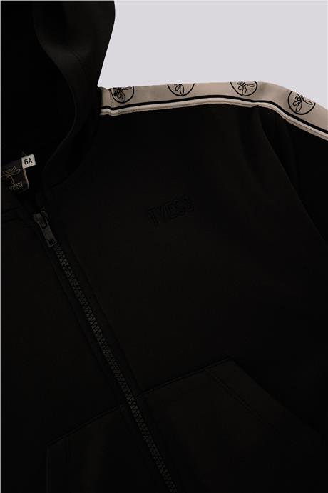 Tyess Kız Çocuk Siyah Eşofman ÜstüTyess Kız Çocuk Siyah Eşofman Üstü