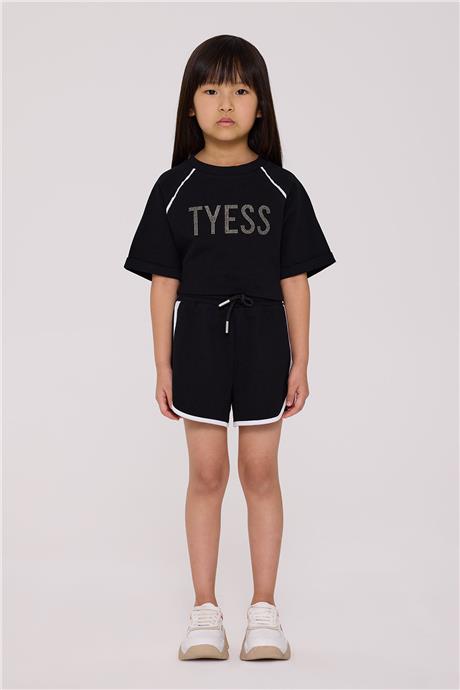 Tyess Girl Black ShortsTyess Girl Black Shorts