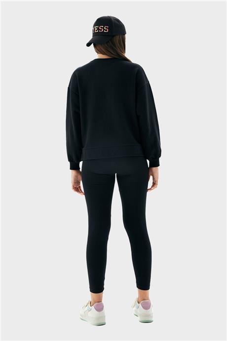 Tyess Kız Çocuk Siyah Sweatshirt