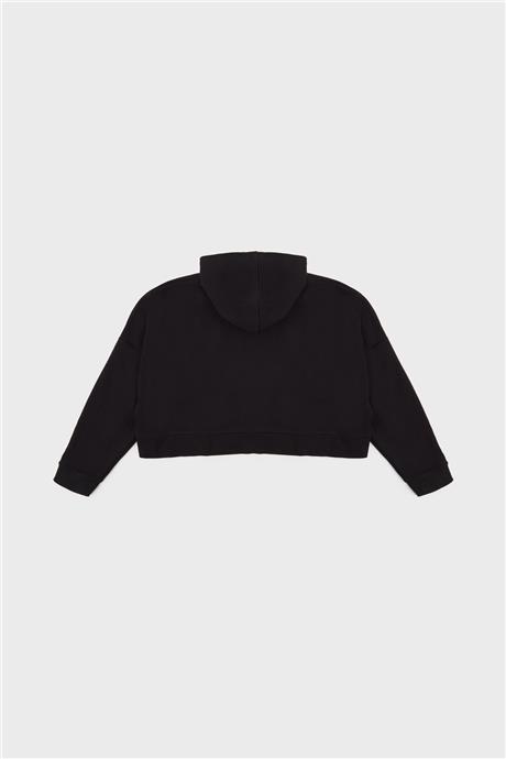 Tyess Kız Çocuk Siyah Sweatshirt