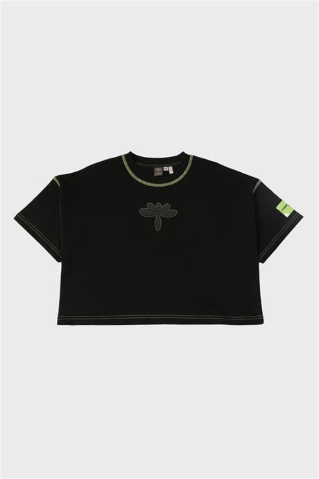 Tyess Kız Çocuk Siyah T-Shirt