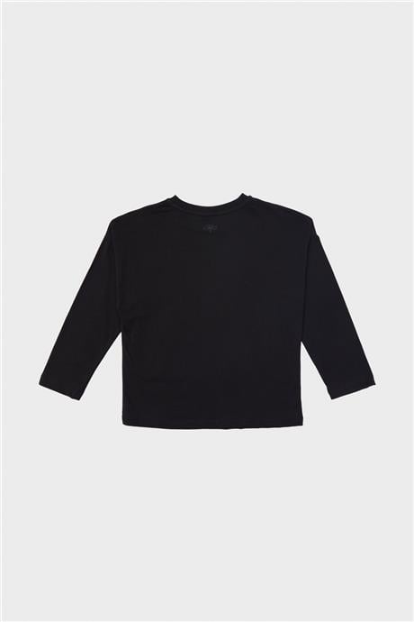 Tyess Kız Çocuk Siyah T-Shirt