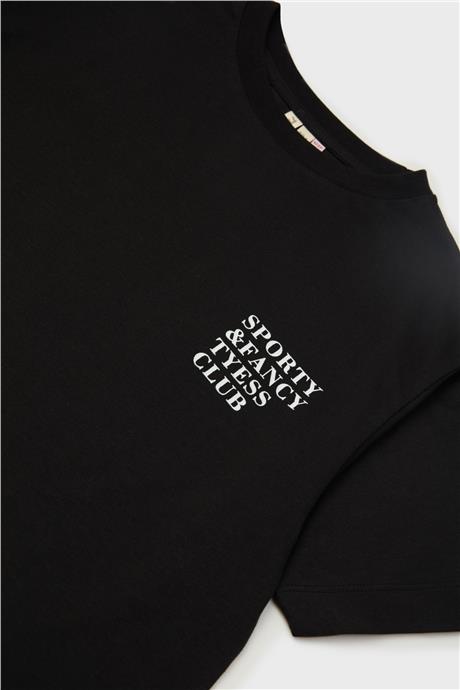 Tyess Kız Çocuk Siyah T-Shirt