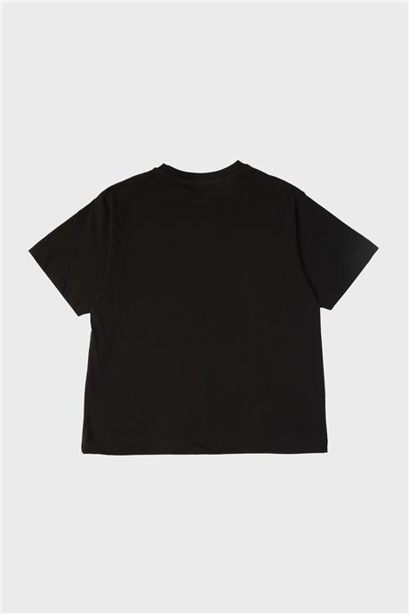 Tyess Kız Çocuk Siyah T-Shirt