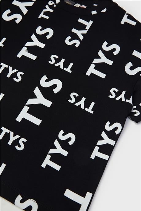 Tyess Kız Çocuk Siyah T-Shirt
