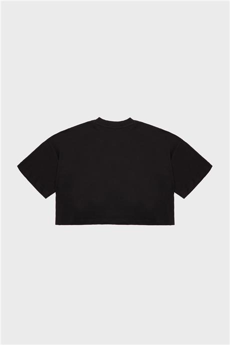 Tyess Kız Çocuk Siyah T-Shirt