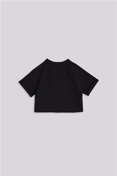 Tyess Kız Çocuk Siyah TshirtTyess Kız Çocuk Siyah Tshirt