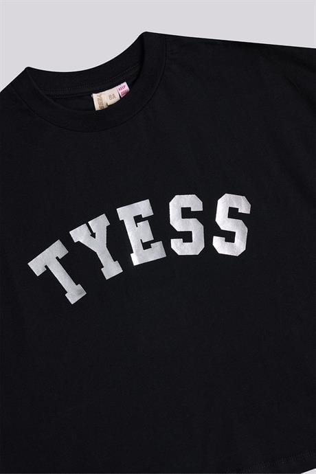 Tyess Kız Çocuk Siyah TshirtTyess Kız Çocuk Siyah Tshirt