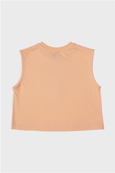 Tyess Kız Çocuk Somon T-Shirt