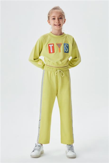 Tyess Kız Çocuk Yeşil S-Shirt