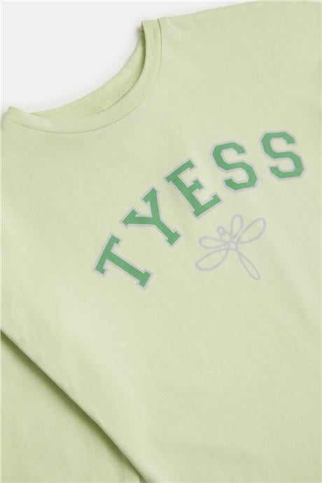 Tyess Kız Çocuk Yeşil T-Shirt