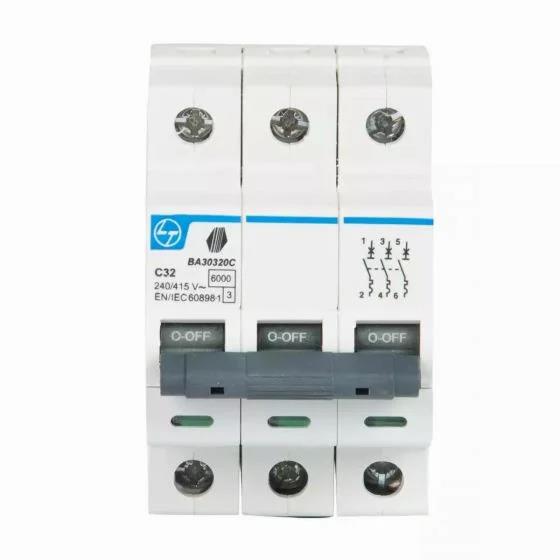 3X25A 6kA C Tipi Otomat