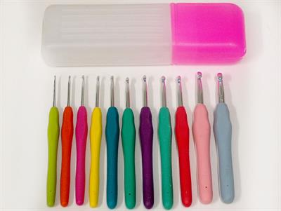 11 Sizes Soft Grip Hook Set .