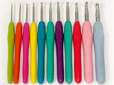 11 Sizes Soft Grip Hook Set .