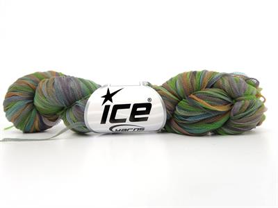 12x25gr. SPIRAL AIR RIBBON Yeşil, Turuncu, Turkuaz, Gri  Şerit, Yazlık İplikler, Zincir