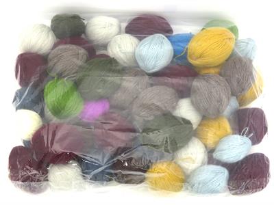 1600 gr ICE YARNS Winter Leftover Yarns MIXED LOT Hand Knitting Yarn Multicolor