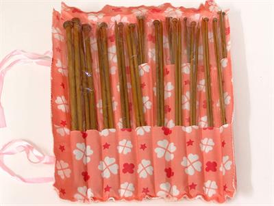 18 Sizes Bamboo Knitting Needles .