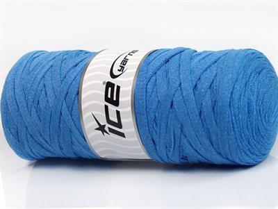 250 gr ICE YARNS JUMBO COTTON RIBBON (100% Recycled Cotton) Yarn Light Blue