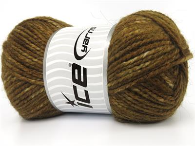 2x150gr. JEANS WOOL BULKY Yün, Akrilik Kahverengi Melanj Kışlık, Yün, Kalın, Akrilik