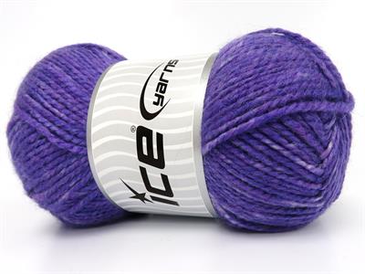 2x150gr. JEANS WOOL BULKY Yün, Akrilik Mor Melanj Kışlık, Yün, Kalın, Akrilik