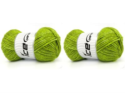 2x150gr. JEANS WOOL BULKY Yün, Akrilik Zeytin Yeşili Tonları Kışlık, Yün, Kalın, Akrilik