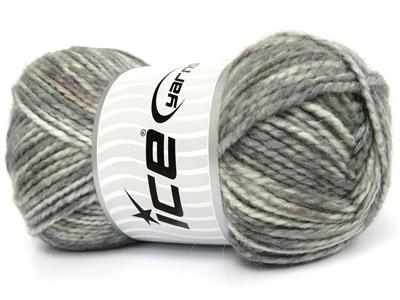 2x150gr. JEANS WOOL BULKY Yün, Akrilik Gri Melanj Kışlık, Yün, Kalın, Akrilik