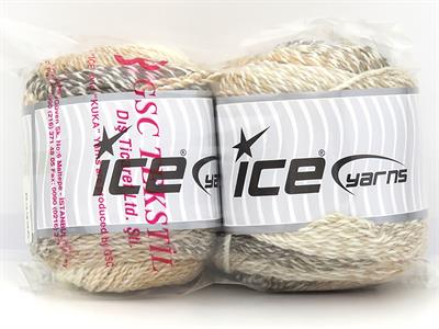 370 gr ICE YARNS Self Striping Yarns MIXED LOT Hand Knitting Yarn Multicolor