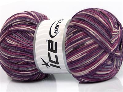 (4 Adet 100gr.) BAMBOO SOCK Bambu 4lü Paket Mor Tonları