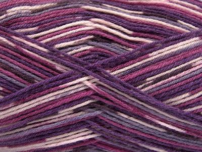 (4 Adet 100gr.) BAMBOO SOCK Bambu 4lü Paket Mor Tonları