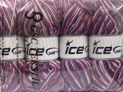 (4 Adet 100gr.) BAMBOO SOCK Bambu 4lü Paket Mor Tonları