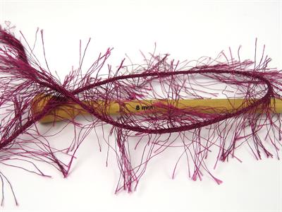 400 gr ICE YARNS EYELASH BULKY 400GR Hand Knitting Yarn Burgundy