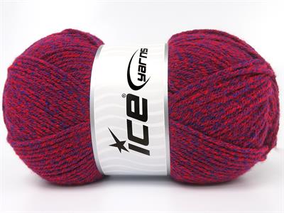 4x100gr. ALWAYS A CLASSIC Akrilik Mavi, Mor, Kırmızı Kışlık, Düz iplikler, 100% Akrilik