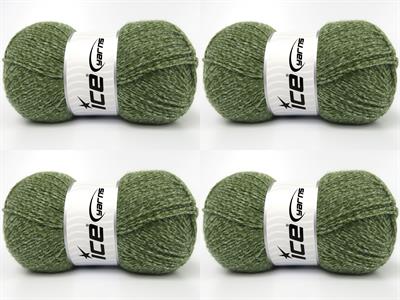 4x100gr. ALWAYS A CLASSIC Akrilik Açık Yeşil Kışlık, Düz iplikler, 100% Akrilik