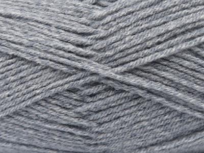 4x100gr. ALWAYS A CLASSIC Akrilik Açık Gri Kışlık, Düz iplikler, 100% Akrilik