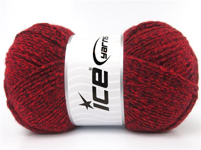 4x100gr. ALWAYS A CLASSIC Akrilik Siyah, Kırmızı Kışlık, Düz iplikler, 100% Akrilik