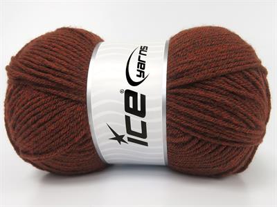 4x100gr. ALWAYS A CLASSIC Akrilik Kahverengi, Bakır Kışlık, Düz iplikler, 100% Akrilik