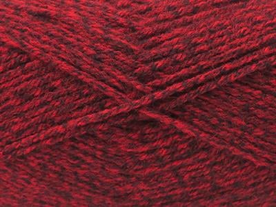 4x100gr. ALWAYS A CLASSIC Akrilik Siyah, Kırmızı Kışlık, Düz iplikler, 100% Akrilik