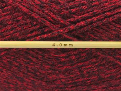 4x100gr. ALWAYS A CLASSIC Akrilik Siyah, Kırmızı Kışlık, Düz iplikler, 100% Akrilik