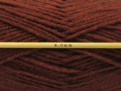 4x100gr. ALWAYS A CLASSIC Akrilik Kahverengi, Bakır Kışlık, Düz iplikler, 100% Akrilik