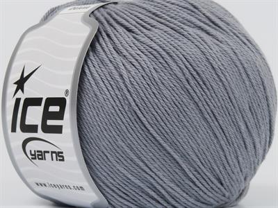 4x100gr. BAMBOO COTTON DELUXE Organik Pamuk, Bambu Açık Gri Bebe, Yazlık İplikler, Organik Pamuk, Pamuk, Bambu