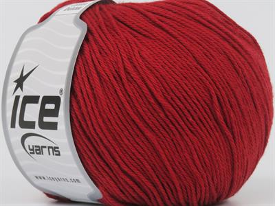 4x100gr. BAMBOO COTTON DELUXE Organik Pamuk, Bambu Kırmızı Bebe, Yazlık İplikler, Organik Pamuk, Pamuk, Bambu