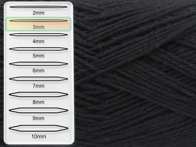 4x100gr. BAMBOO SOCK UNICOLOR Siyah Bambu Çok İnce, Yün, Yazlık İplikler, Bambu, Merino Yün, Makina Yıkama