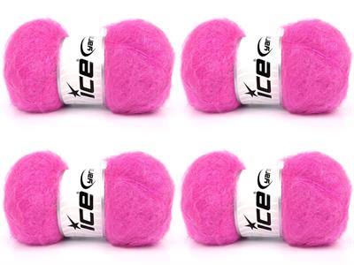4x100gr. BERMUDA MOHAIR Pembe Akrilik, Tiftik Kışlık, Tiftik