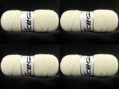 4x100gr. BONITO Akrilik, Yün Ekru Kışlık, Yün