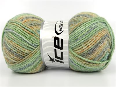 4x100gr. COTTONAC SPRAY Gri, Altın, Yeşil Tonları Pamuk Çok renkli, Bebe, Yazlık İplikler, Pamuk, Batik Desenli, Kalın, Akrilik, Anti-Pilling