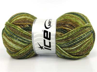 4x100gr. COTTONAC SPRAY Kahverengi Tonları, Yeşil Tonları Pamuk Çok renkli, Bebe, Yazlık İplikler, Pamuk, Batik Desenli, Kalın, Akrilik, Anti-Pilling