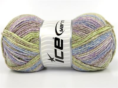 4x100gr. COTTONAC SPRAY Kahverengi, Yeşil, Mavi, Mor, Leylak Pamuk Çok renkli, Bebe, Yazlık İplikler, Pamuk, Batik Desenli, Kalın, Akrilik, Anti-Pilling