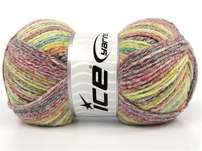 4x100gr. COTTONAC SPRAY Kahverengi, Yeşil, Mor, Kırmızı, Sarı Pamuk Çok renkli, Bebe, Yazlık İplikler, Pamuk, Batik Desenli, Kalın, Akrilik, Anti-Pilling